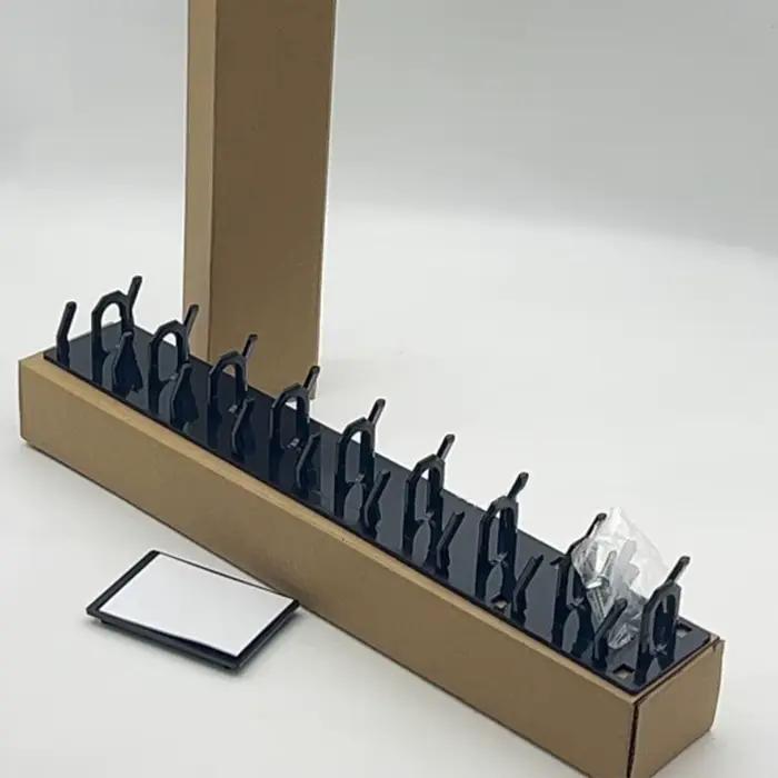 Élégant 9 grilles mur chapeau support gain de place pratique