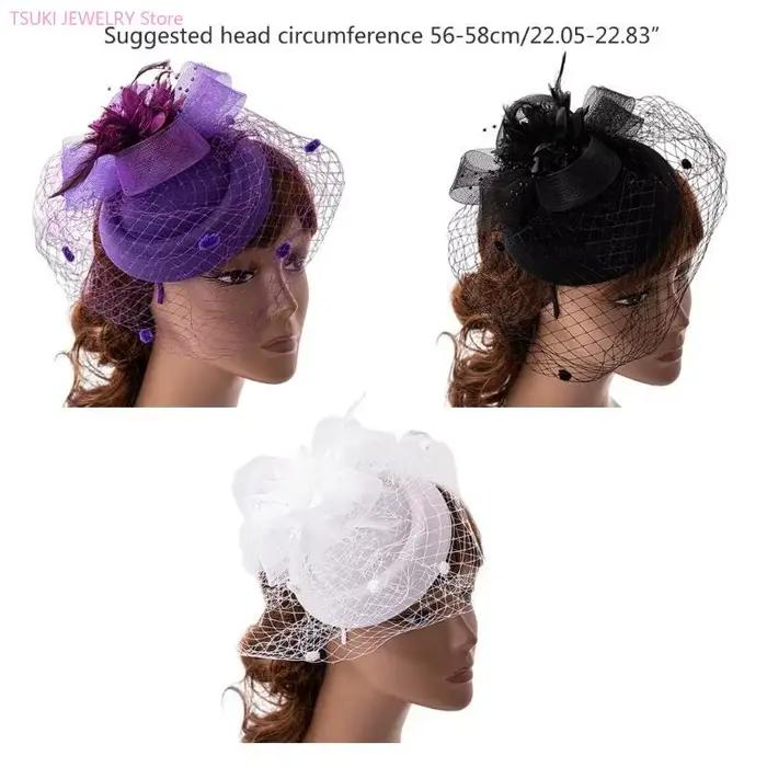 Bandeau Fascinateur Élégant avec Plumes pour Femmes, Accessoire de Tête Vintage Années 1920, Idéal pour Soirées Déguisées, Mariages et Bal de Promo