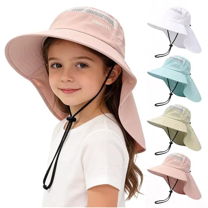 Chapeau de soleil d'été pour enfants avec protection UV
