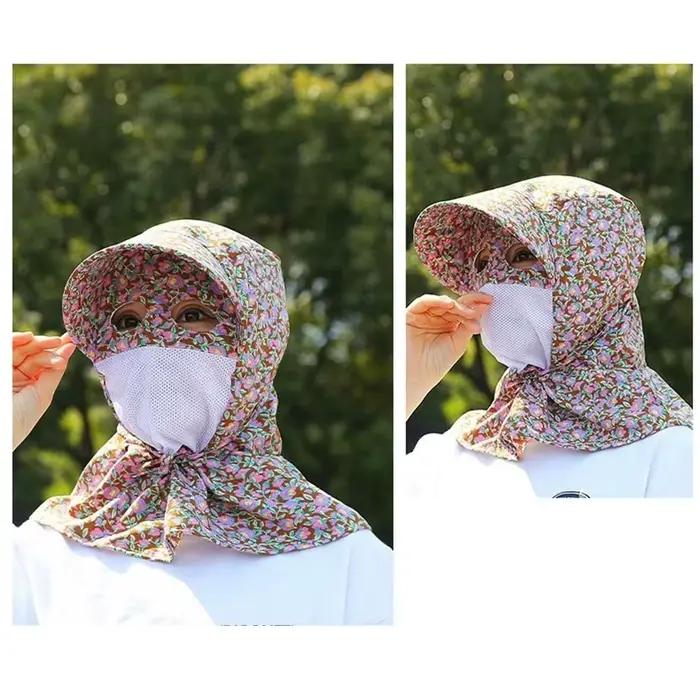 Chapeau de soleil anti-UV à protection intégrale
