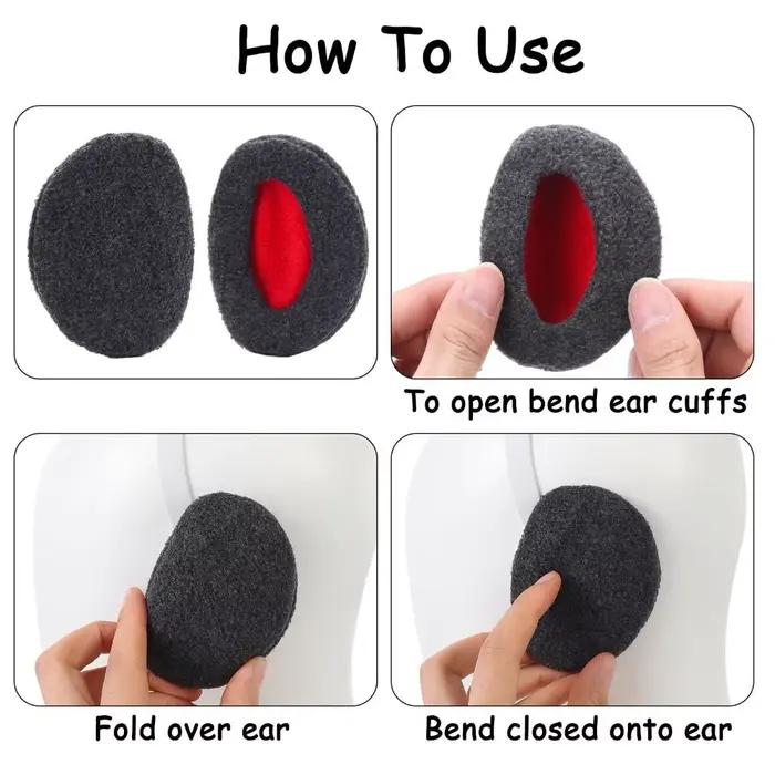 Cache-oreilles sans bande Smile pour hommes et femmes