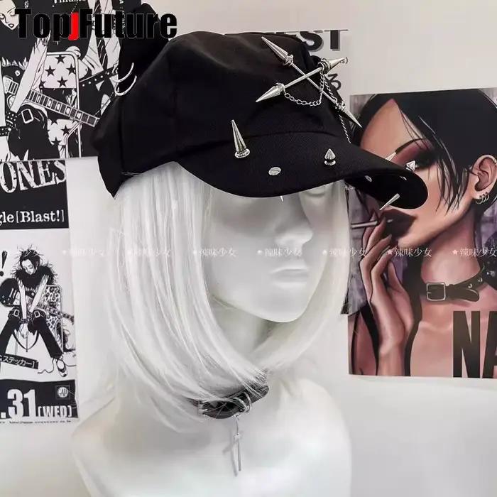 Chapeau gothique Harajuku Lolita avec oreilles de chat pour femmes