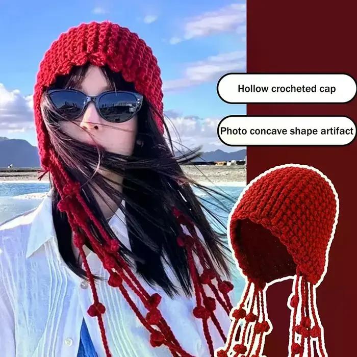 Chapeau tricoté à la main pour femmes