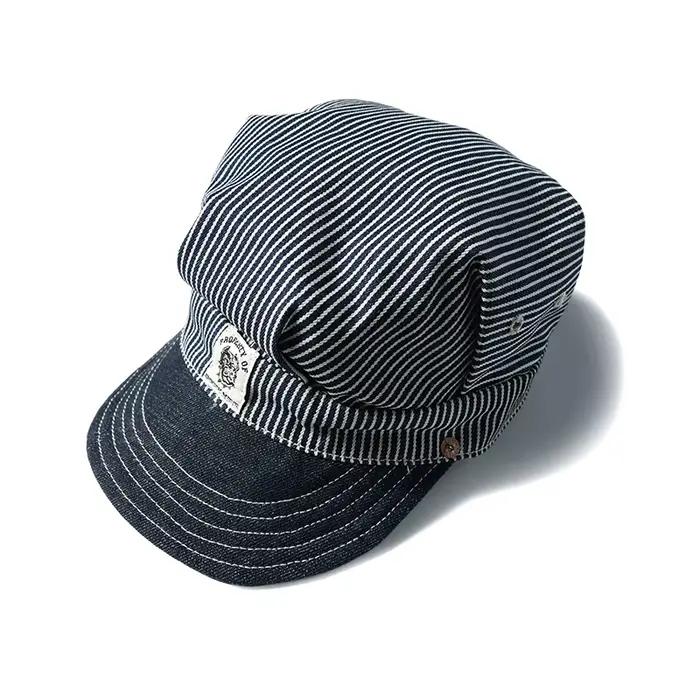Chapeau d'ingénieur ferroviaire Bronson Casquette de conducteur de train de style robuste vintage réglable