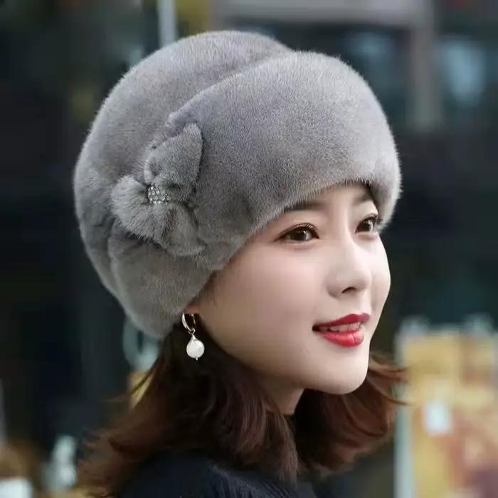 Chapeau d'hiver de Style russe pour femmes