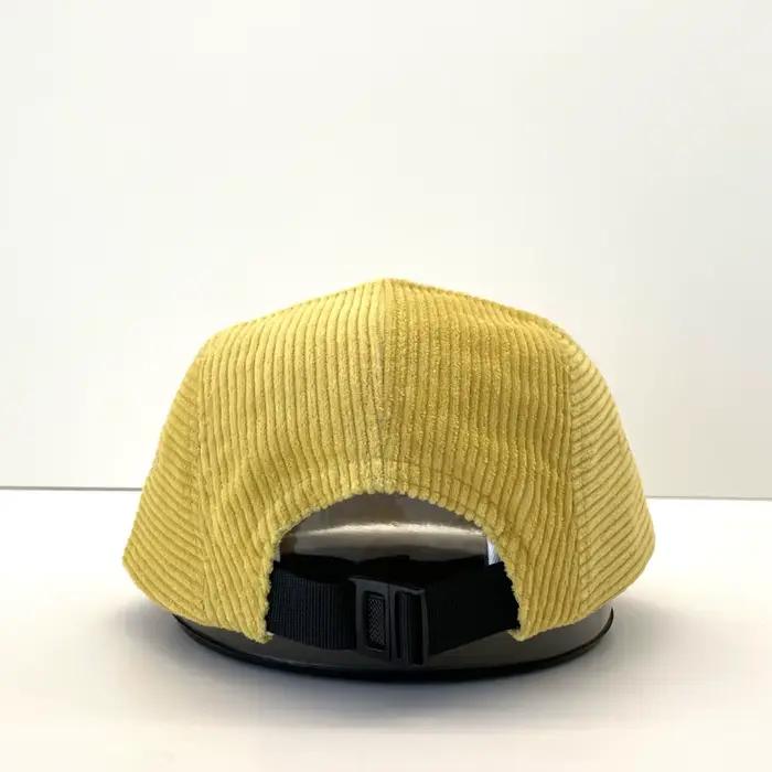 Casquette en velours côtelé à 5 panneaux pour hommes et femmes