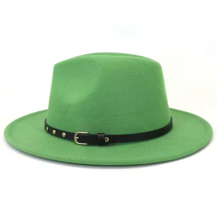 Chapeau Fedora Jaune Néon Unisexe Sportif Pour Fêtes Été Hiver Protection Solaire Occasions Spéciales