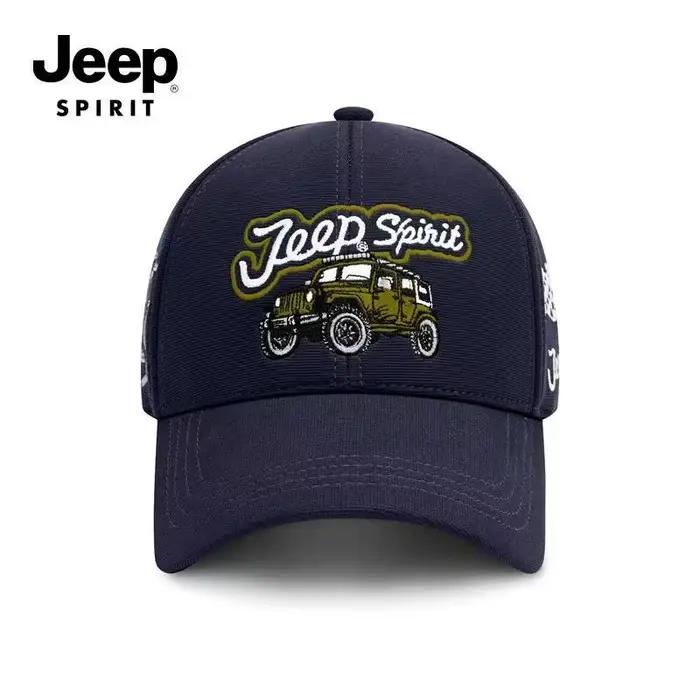 Casquette de baseball brodée en coton pur de haute qualité Jeep 2026