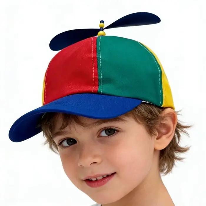 Casquette de baseball à hélice détachable en coton