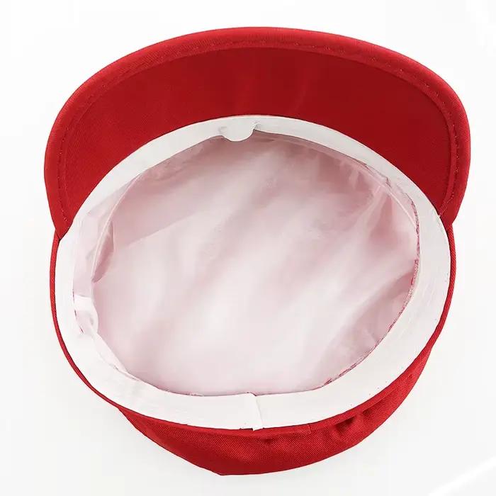 Chapeau de cosplay d'Halloween avec moustache pour enfants et adultes, chapeau de baseball uni sexe, polyester tricoté, blanc rouge noir vert pour fêtes costumées anime cosplay