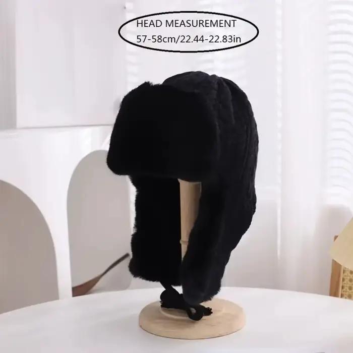 Chapeau de pilote en tricot tendance pour hommes et femmes
