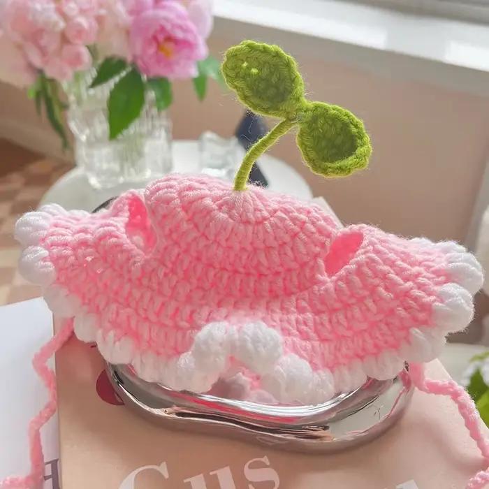 Chapeau de chat élastique mignon avec un peu de chaleur