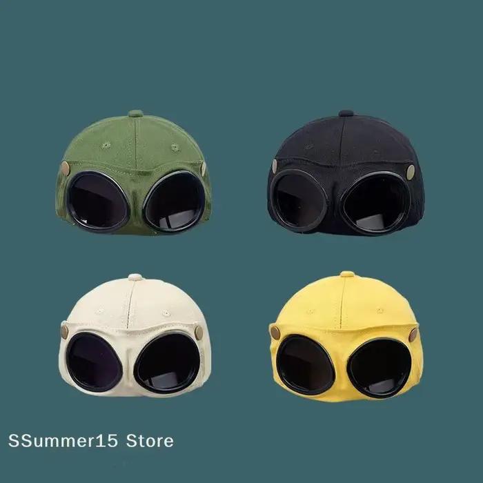 【R】Casquette de baseball tendance pour homme avec verres réfléchissants