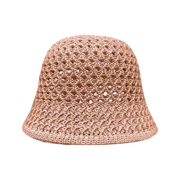 Bonnet en laine pour femmes, épais, chaud, oreille, tricot froid