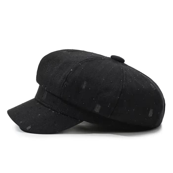 Béret octogonal pour femme pour le printemps et l'automne