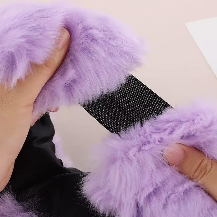 Cache-oreilles en fausse fourrure moelleuse pour femmes, chapeau d'hiver décontracté, accessoire de ski et randonnée en plein air, doux et élégant