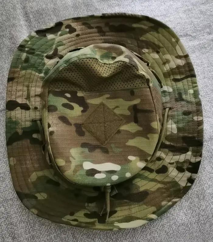 Nouveau Chapeau Camouflage Tactique à Large Bord Rond pour l'Été