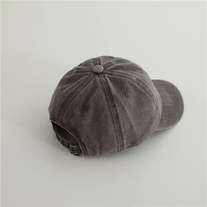 Chapeaux de baseball rétro pour bébé avec broderie d'amour, protection solaire pour enfants de 1 à 3 ans, casquette de baseball ajustable et solide pour les garçons et filles, vacances et activités de plein air
