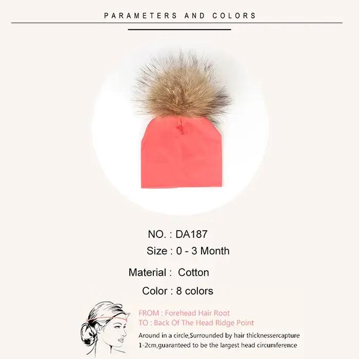 Geebro – bonnets en coton doux pour bébés de 0 à 3 mois