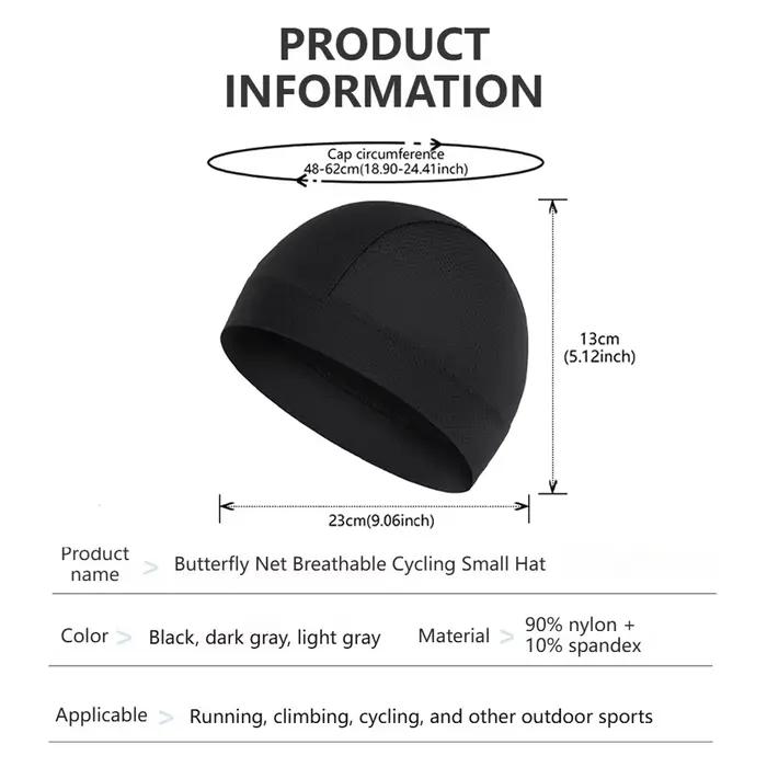 Casquette de cyclisme et de sport d'extérieur à séchage rapide