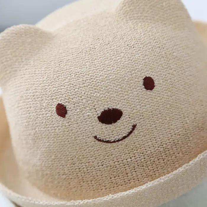 Chapeau de paille d'été pour bébé