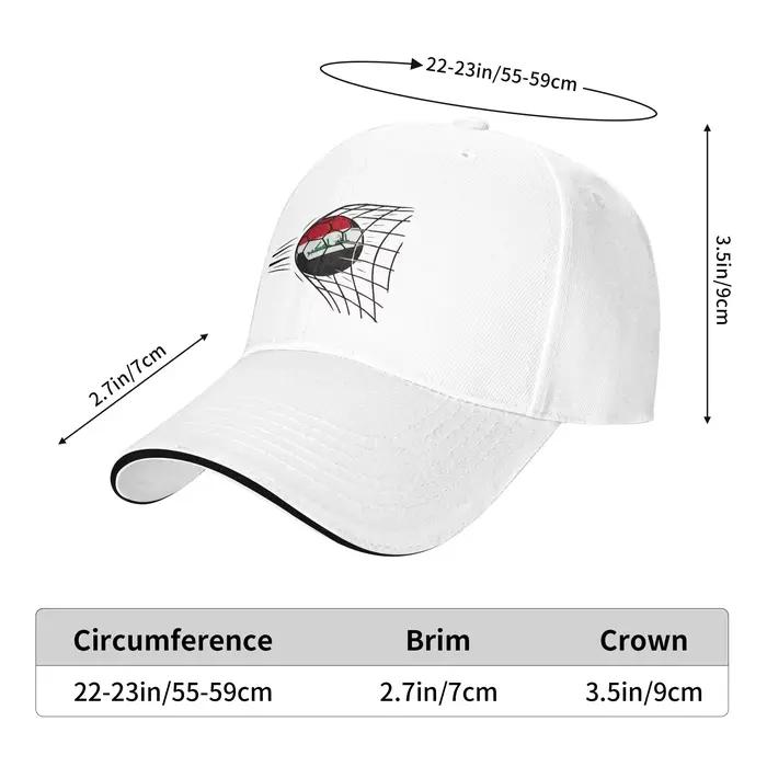Casquette de baseball d'été unisexe avec drapeau irakien