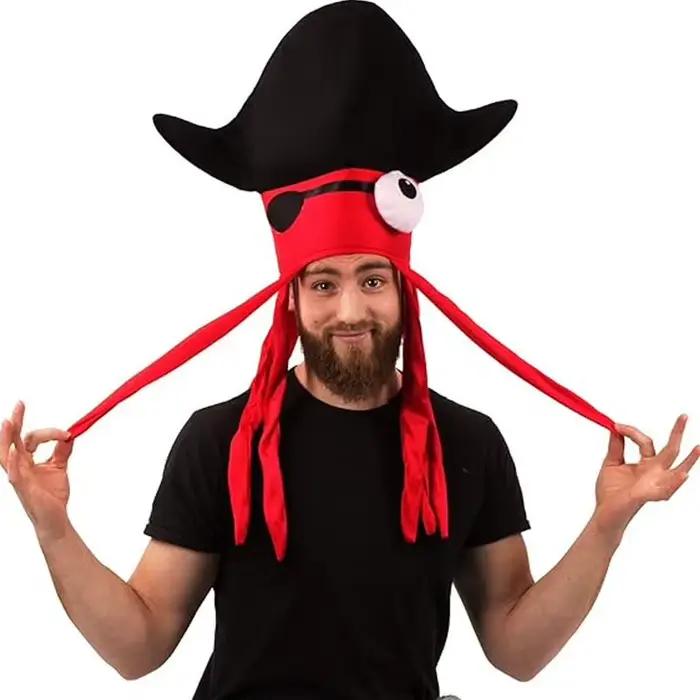Chapeaux de pirate, casquette pieuvre