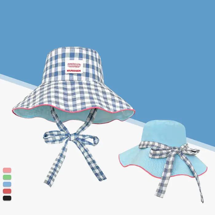Chapeau de pêcheur à carreaux