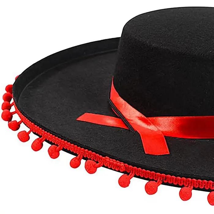 Fuzz Ball – chapeaux Sombrero mexicains à large bord