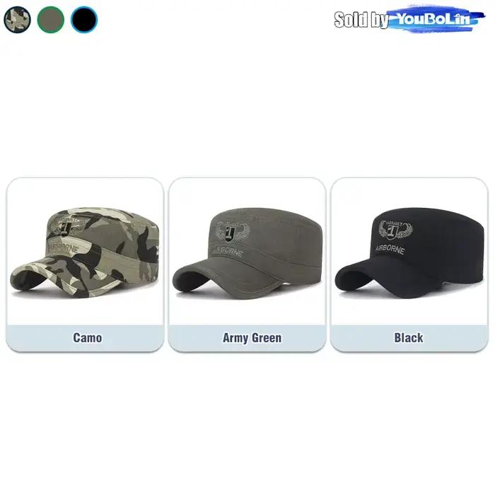 AIRBORNE Airborne Commando Cadet Casquette plate Chapeau de soleil Casquettes de camionneur Chapeaux de papa