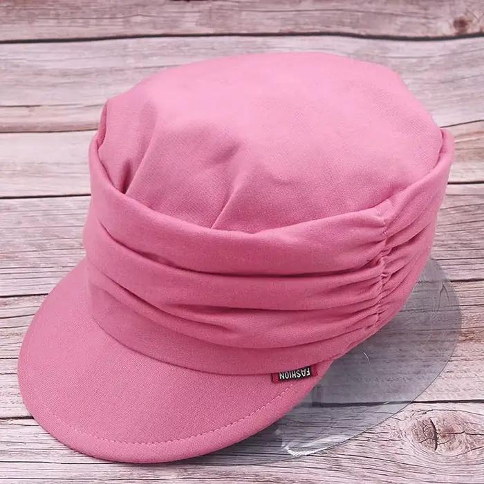 Casquette à visière plissée de Style coréen pour femmes