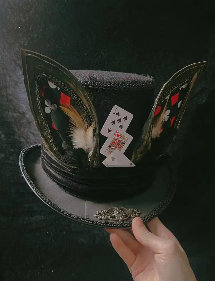 Nouveau Chapeau de Lapin Rétro