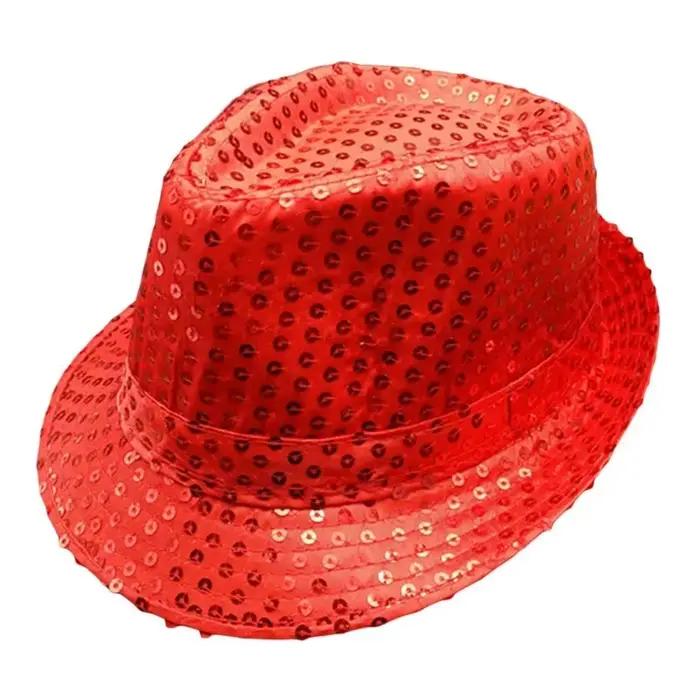 Chapeau de Jazz à paillettes pour hommes et femmes