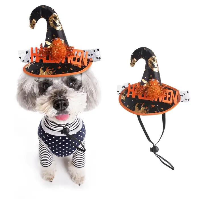 Chapeau d'halloween réglable pour animaux de compagnie