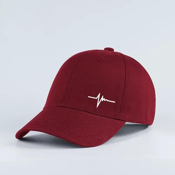Casquette de baseball avec imprimé Heartbeat ECG Lifeline pour hommes et femmes