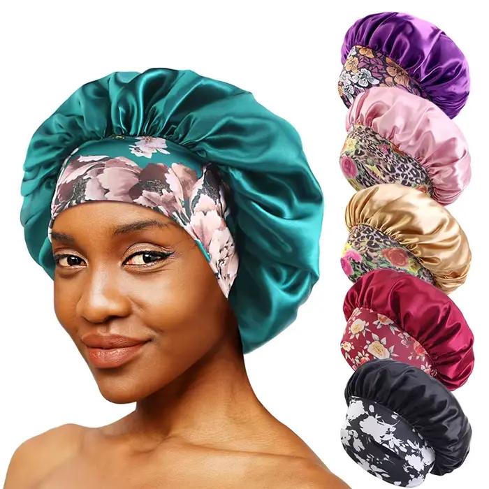 Chapeau de couchage en Satin solide pour femmes