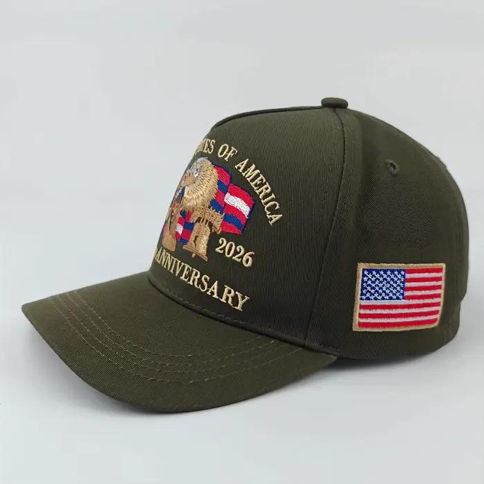 Casquette de jalon du 250e anniversaire des États-Unis! Aigle