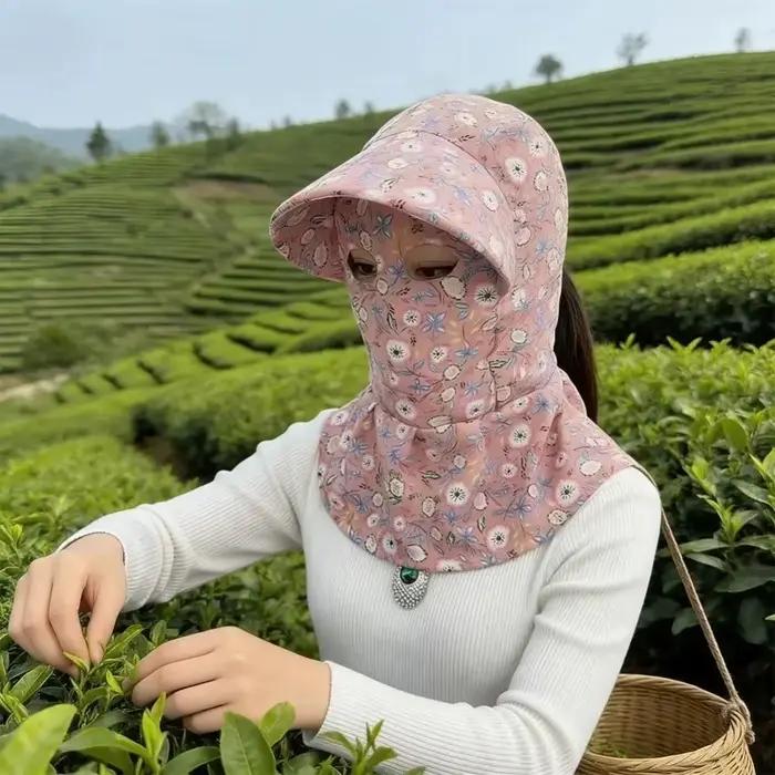 Chapeau de loisirs respirant pour la cueillette du thé