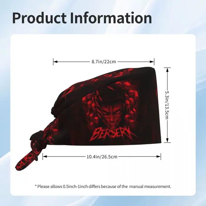 B-Berserks Casquette de travail et de nettoyage confortable unisexe