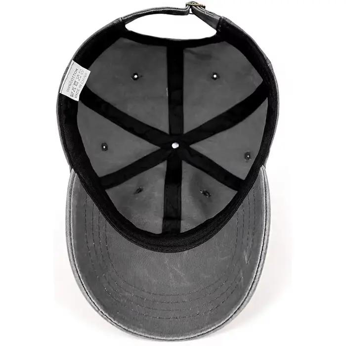 Casquette de baseball réglable Boston Whaler logo en coton denim vintage pour homme femme occasions décontractées plage fête costumée