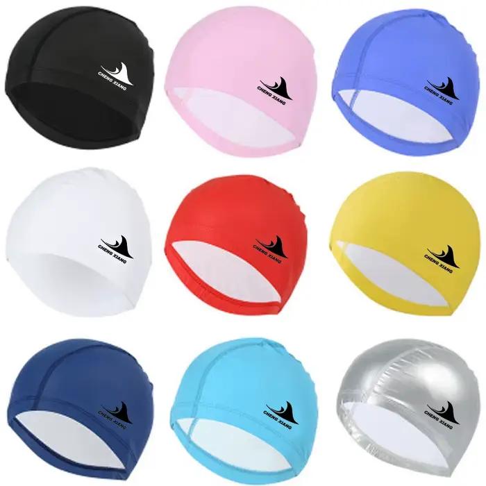 Bonnet de Bain Requin en Nylon Imperméable pour Hommes et Femmes, Protection Cheveux Longs, Accessoire de Nage Antidérapant Occasions Spéciales
