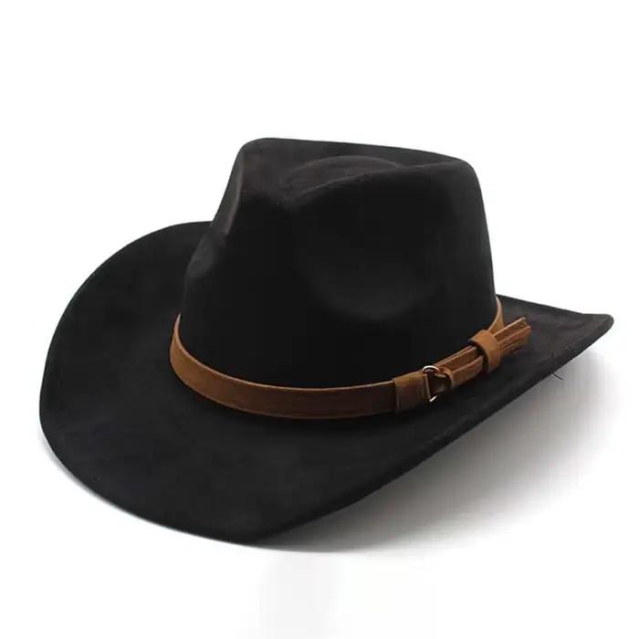 Chapeau de cowgirl en feutre pour hommes et femmes