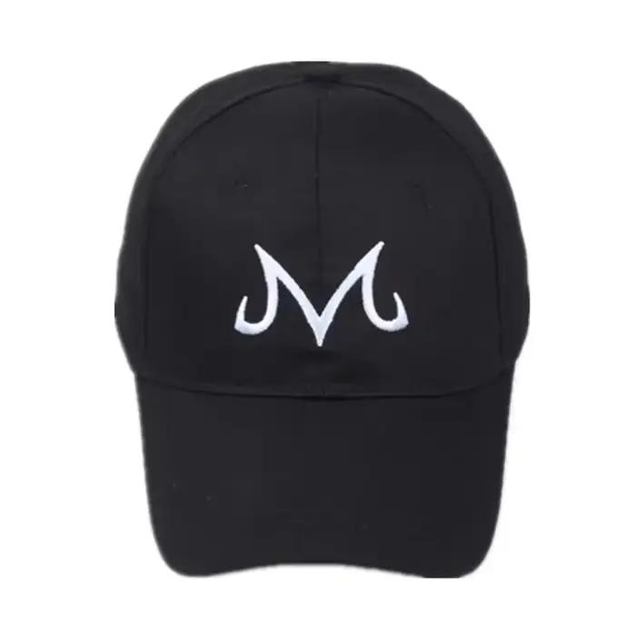 Hip Hop lettre M Logo chapeaux Majin Buu mode casquette de Baseball Anime Cosplay végéta parasol brodé réglable chapeau en plein air