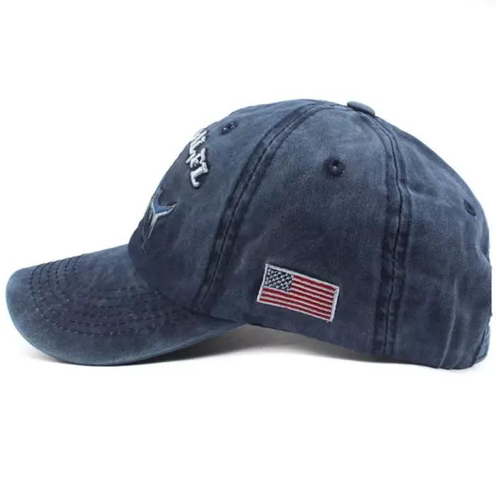 Casquette de baseball brodée requin très tendance pour hommes – Protection solaire unique et stylée