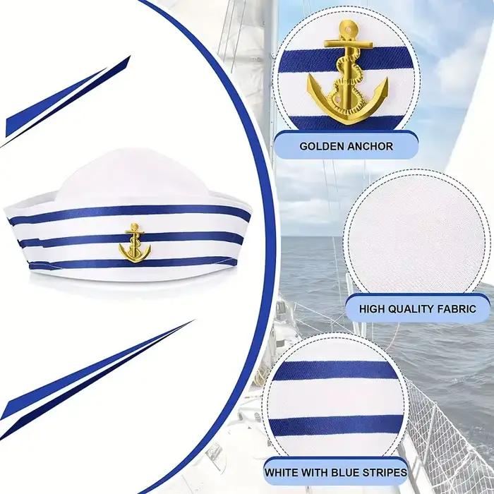 1-5 ensembles de chapeau de marin de la marine