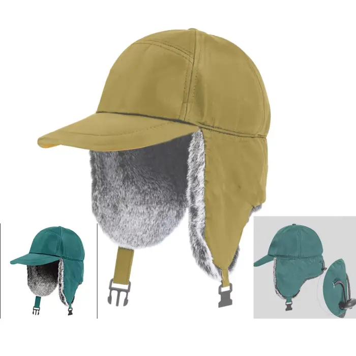 Chapeau russe hommes femmes imperméable neige Ski earflap casquette épais chaud polaire doublé automne hiver