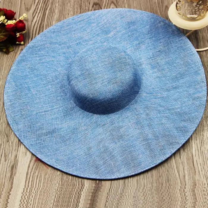 Mode dames 38CM rond Fascinators Beses coiffure de mariage