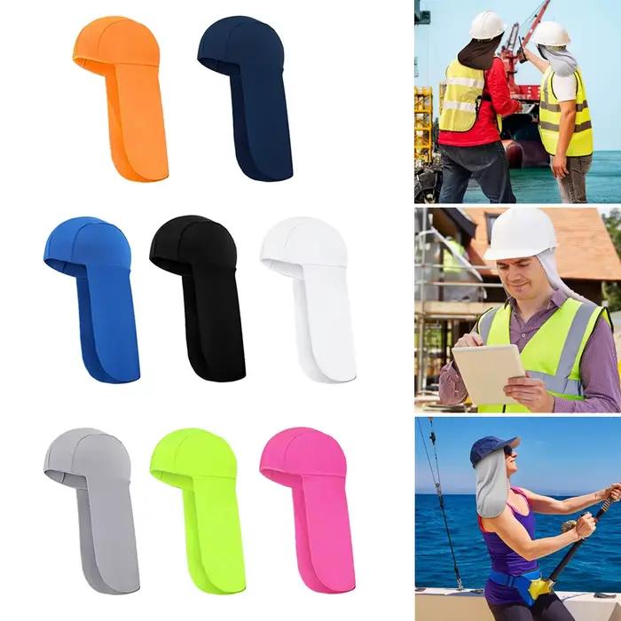 Chapeau pare-soleil élastique avec bouclier de cou