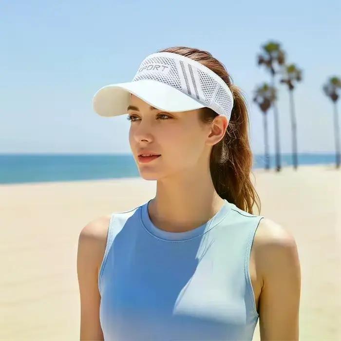 Casquette de baseball pour femme avec visière respirante protection solaire décontractée polyvalente pour aventures estivales et quatre saisons