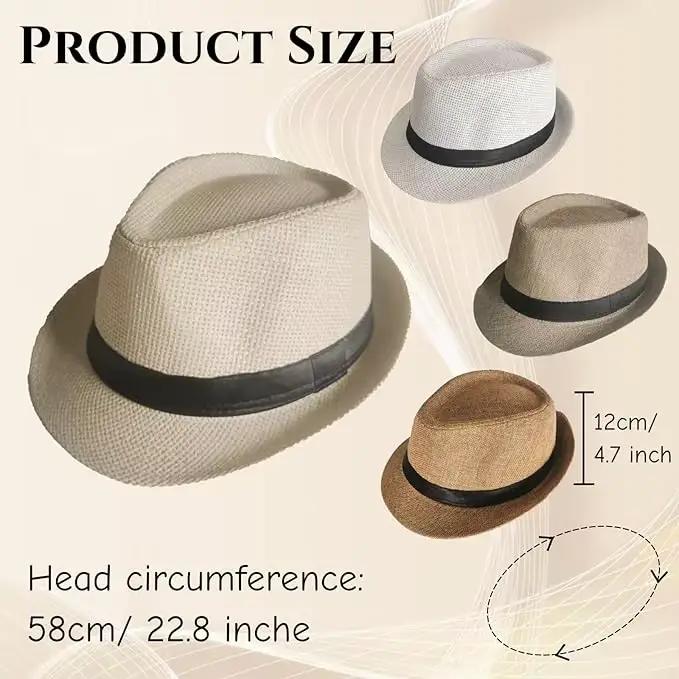 Lot de 20 à 100 chapeaux Fedora pour hommes